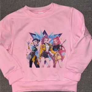 Pink Graphic Sweatshirt